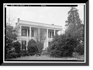 Judge Porter King House, 1001 Washington Street, Marion, Perry County, AL, Historic Print