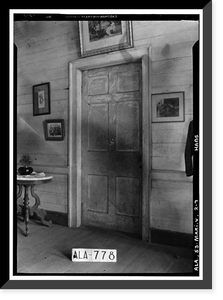 Jones-Cocke-Crenshaw House, Washington Street (County Road 45), Marion vicinity, Perry County, AL - 7, Antique Print