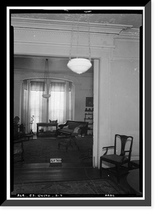 Historic Framed Print, Westwood, Water Avenue (State Highway 61), Uniontown, Perry County, AL - 7,  17-7/8" x 21-7/8"