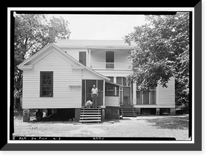 Ferguson-Long House, Chopitoulas Street (State Highway 14), Pickensville, Pickens County, AL - 2 Classic, Antique Poster