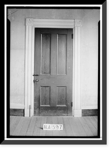 Solomon Siler House, U.S. Highway 231, Orion, Pike County, AL - 14, Vintage Print