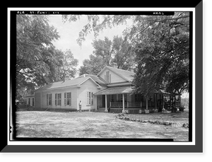 Crowell-Cantey-Alexander House, State Road 165, Fort Mitchell, Russell County, AL, Vintage Wall Art