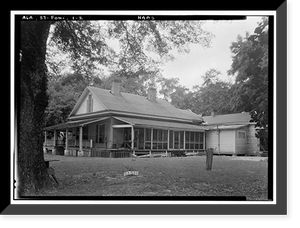 Crowell-Cantey-Alexander House, State Road 165, Fort Mitchell, Russell County, AL - 2, Antique Poster