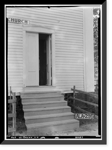 Brewersville Methodist Church, State Route 28, Brewersville, Sumter County, AL - 4, Vintage Poster