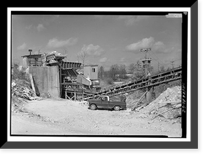 Gannts' Quarry, Quarry Road, Sylacauga vicinity, Talladega County, AL - 2, Antique Print