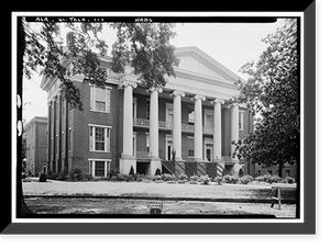 East Alabama Masonic Female Institute, 205 East South Street, Talladega, Talladega County, AL Classic, Vintage Poster