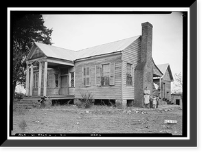 Mardis House, U.S. Highway 231, Talladega vicinity, Talladega County, AL Classic, Historic Print