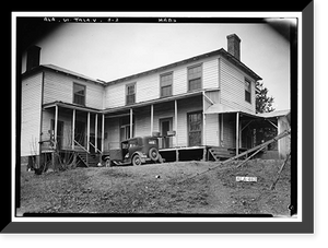 Historic Framed Print, King Plantation, Frank Street, Talladega, Talladega County, AL - 2,  17-7/8" x 21-7/8"