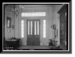 Lawler House, County Road 11, Talladega vicinity, Talladega County, AL - 6, Vintage Print