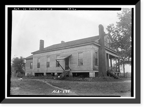 Black-Gilling House, County Road 44, Dudleyville, Tallapoosa County, AL - 2, Historic Print