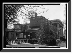 Historic Framed Print, Eddins House, 919 Greensboro Avenue, Tuscaloosa, Tuscaloosa County, AL - 3,  17-7/8" x 21-7/8"