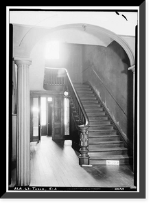 Jemison-van de Graaf-Burchfield House, 1305 Greensboro Avenue, Tuscaloosa, Tuscaloosa County, AL - 3, Antique Wall Art