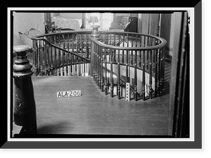 Historic Framed Print, E. N. C. Snow House, 2414 Eighth Street, Tuscaloosa, Tuscaloosa County, AL - 13,  17-7/8" x 21-7/8"