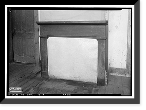 Historic Framed Print, Law Office, Court & Water Streets, Camden, Wilcox County, AL - 3,  17-7/8" x 21-7/8"