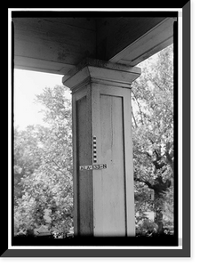 Historic Framed Print, Bagby House, Broad Street, Camden, Wilcox County, AL - 9,  17-7/8" x 21-7/8"