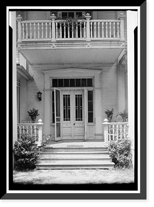 Bagby House, Broad Street, Camden, Wilcox County, AL - 10, Vintage Poster