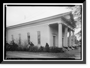 Baptist Church, Broad Street (State Road 28), Camden, Wilcox County, AL, Antique Print