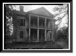 Burford House, County Road 33 vicinity, Camden vicinity, Wilcox County, AL, Vintage Poster