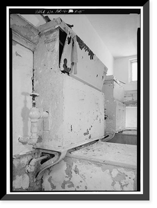 Hot Springs National Park, Bathhouse Row, Ozark Bathhouse: Mechanical & Piping Systems, State Highway 7, 1 mile north of U.S. Highway 70, Hot Springs, Garland County, AR - 5 Vintage Wall Art Print