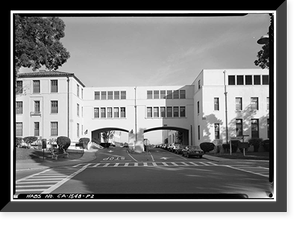 U.S. Naval Hospital, Sick Officers Quarters, Park Boulevard, Balboa Park, San Diego, San Diego County, CA - 2, Antique Poster