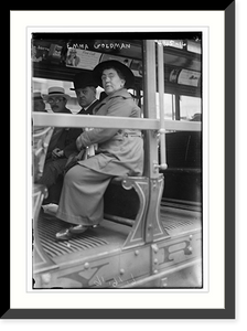 Historic Framed Print, Emma Goldman - 3,  17-7/8" x 21-7/8"