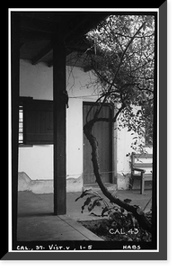 Casa de Rancho Guajome, San Luis Rey, San Diego County, CA - 5, Antique Poster