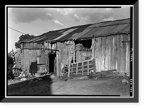 Warner Ranch, Barn-Trading Post, San Felipe Road (State Highway S2), Warner Springs vicinity, San Diego County, CA Classic, Antique Print