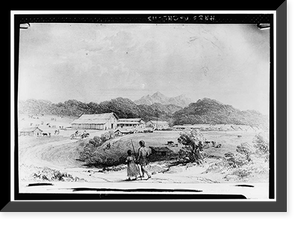 Historic Framed Print, Mission San Francisco de Asis, Mission & Sixteenth Streets, San Francisco, San Francisco County, CA,  17-7/8" x 21-7/8"