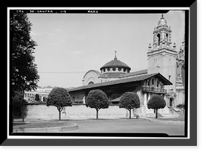Historic Framed Print, Mission San Francisco de Asis, Mission & Sixteenth Streets, San Francisco, San Francisco County, CA - 18,  17-7/8" x 21-7/8"
