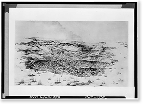 Historic Architecture - San Francisco, California - Historic View, 1868