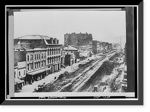 Market Street, Historic View, San Francisco, San Francisco County, CA, Vintage Wall Art
