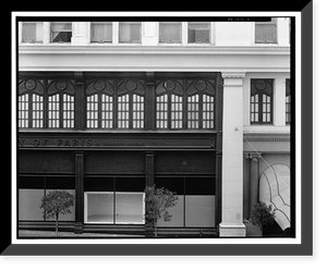 City of Paris Dry Goods Company, Geary & Stockton Streets, San Francisco, San Francisco County, CA - 13, Antique Print