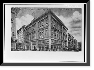 City of Paris Dry Goods Company, Geary & Stockton Streets, San Francisco, San Francisco County, CA - 77, Antique Wall Art