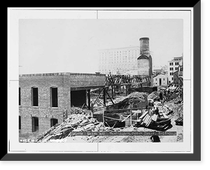 Historic Framed Print, San Francisco Cable Railway, Washington & Mason Streets, San Francisco, San Francisco County, CA - 29,  17-7/8" x 21-7/8"