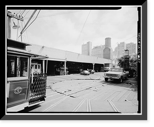 San Francisco Cable Railway, Washington & Mason Streets, San Francisco, San Francisco County, CA - 37, Historic Print