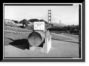 Golden Gate Bridge, Spanning mouth of San Francisco Bay, San Francisco, San Francisco County, CA, Historic Reproduction