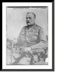 Historic Framed Print, Gen. Sir Douglas Haig - 2,  17-7/8" x 21-7/8"