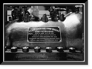 San Francisco Fire Department, Pumping Station No. 2, Van Ness Avenue at Bay, San Francisco, San Francisco County, CA - 15 Classic, Vintage Print