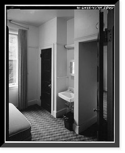Letterman General Hospital, Nurses' Quarters, Girard Road & Lincoln Boulevard, Presidio of San F, San Francisco, San Francisco County, CA - 16, Antique Print