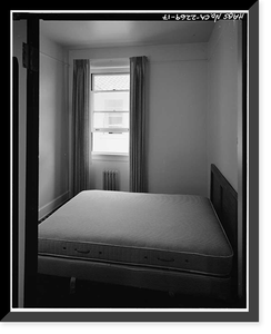 Letterman General Hospital, Nurses' Quarters, Girard Road & Lincoln Boulevard, Presidio of San F, San Francisco, San Francisco County, CA - 17, Antique Print