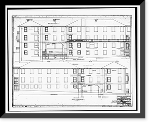 Letterman General Hospital, Nurses' Quarters, Girard Road & Lincoln Boulevard, Presidio of San F, San Francisco, San Francisco County, CA - 24 Classic, Vintage Poster