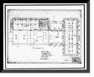 Letterman General Hospital, Nurses' Quarters, Girard Road & Lincoln Boulevard, Presidio of San F, San Francisco, San Francisco County, CA - 27 Classic, Antique Print