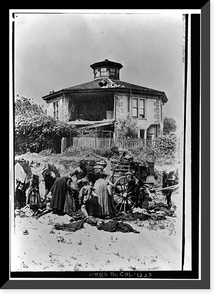 McElroy Octagon House, 2645 Gough Street (moved), San Francisco, San Francisco County, CA - 2, Antique Wall Art