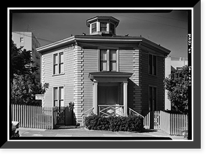 McElroy Octagon House, 2645 Gough Street (moved), San Francisco, San Francisco County, CA - 5 Classic, Antique Wall Art