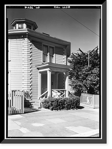 McElroy Octagon House, 2645 Gough Street (moved), San Francisco, San Francisco County, CA - 6, Vintage Print