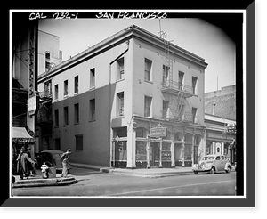Bolton & Barron Building, Montgomery & Merchant Streets, San Francisco, San Francisco County, CA Classic, Historic Reproduction