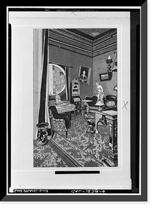 Historic Framed Print, Adolph Sutro House, Point Lobos & Forty-Eighth Avenue, San Francisco, San Francisco County, CA - 5,  17-7/8" x 21-7/8"