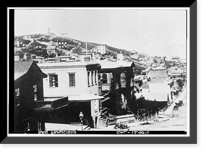 Captain Dakin House, Taylor & Vallejo Streets, San Francisco, San Francisco County, CA, Historic Print