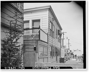 Vintage Building Photo - San Francisco, California - Edwin Booth House