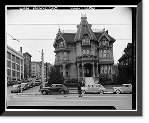 Silas Palmer House, Van Ness & Washington Streets, San Francisco, San Francisco County, CA Classic, Vintage Poster